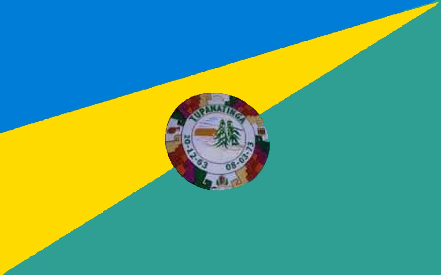 Bandeira da cidade de Tupanatinga em Pernambuco