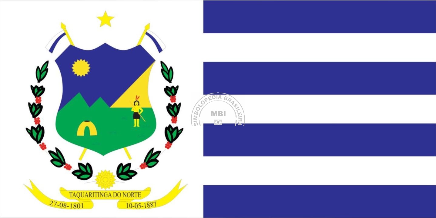 Bandeira da Cidade de Taquaritinga do Norte