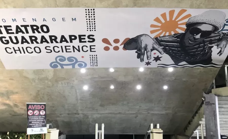 Entrada do Teatro Guararapes Chico Science